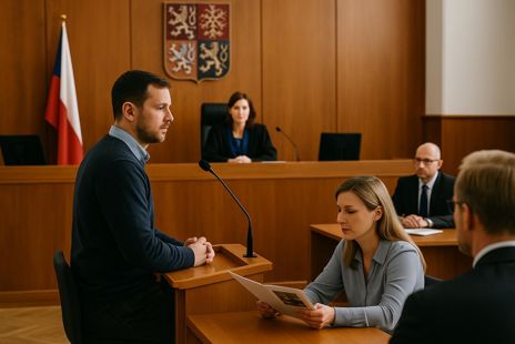 Soudní řízení s viníkem dopravní nehody 